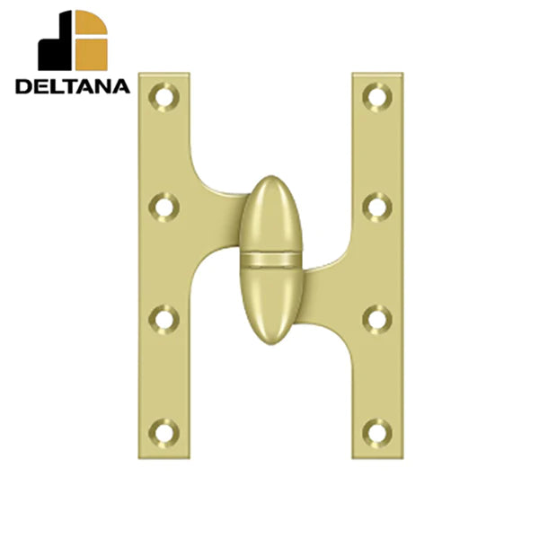 Deltana - 6" x 4" Hinge - Right Handed - Optional Finish