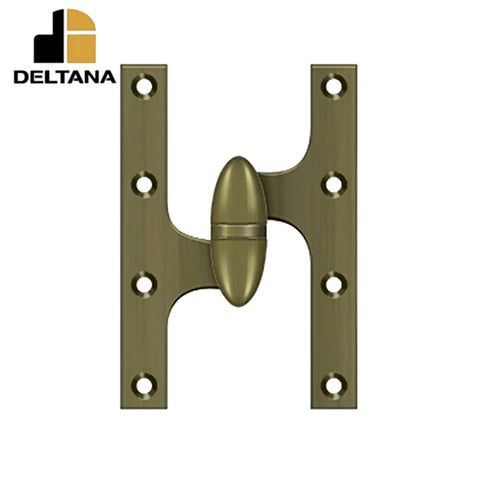 Deltana - 6" x 4" Hinge - Left Handed - Optional Finish
