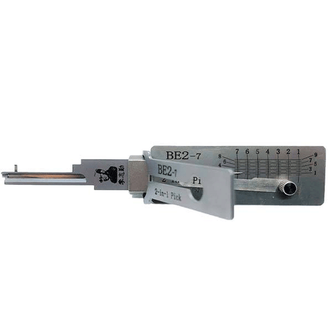Original Lishi - BE2 BEST A / 7-Pin / 2-in1 Residential Tool / AG - UHS Hardware