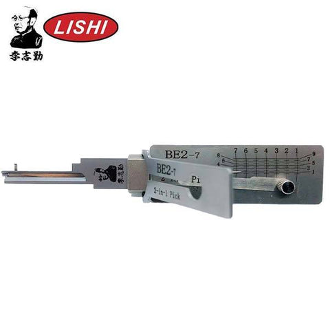 Original Lishi BE2 / 7-Pin / 2-in1 / Residential Tool / BEST A / Anti Glare - UHS Hardware