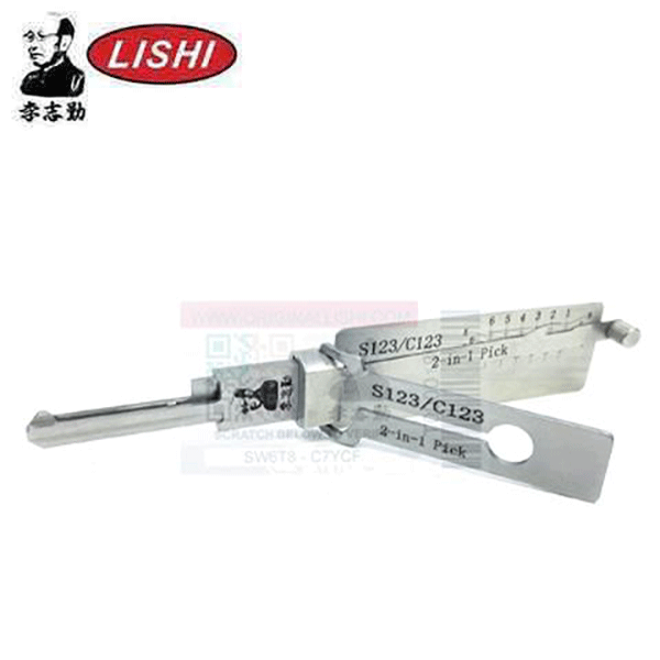 Original Lishi - Schlage C123 S123 / 2-in-1 Residential Pick & Decoder / AG - UHS Hardware