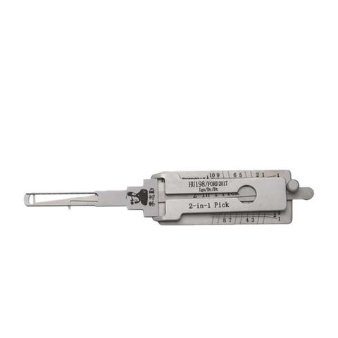 ORIGINAL LISHI - HU198 Ford 2017 / New Keyway 2-in-1 Pick & Decoder / AG - UHS Hardware