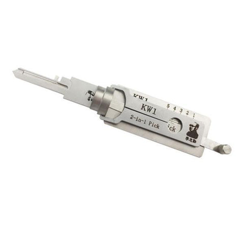 ORIGINAL LISHI - KW1 - 5-Pin Kwikset Keyway Tool – 2-in-1 Pick - UHS Hardware
