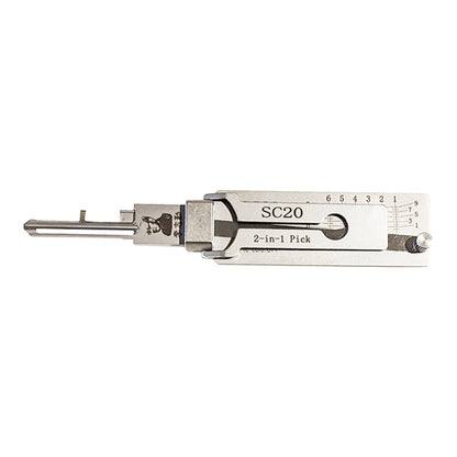 Original Lishi - SC20 /  A1145L /  Schlage L Keyway / Residential Commercial  2-in-1 Pick