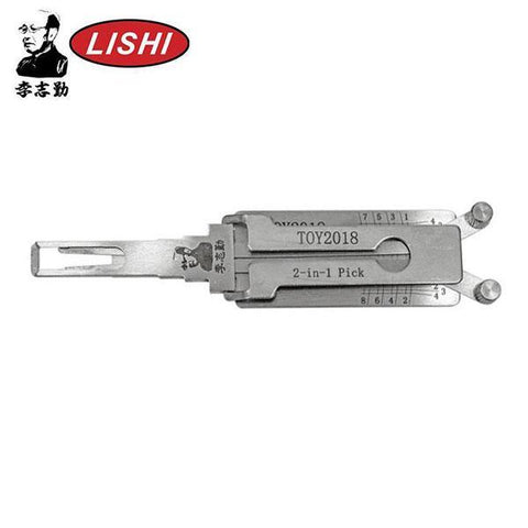 ORIGINAL LISHI Toyota / Keyway / TOY2018 / 2-in-1 / Pick / Door & Trunk AG - UHS Hardware