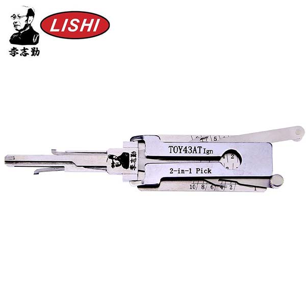 ORIGINAL LISHI TOY43AT Toyota / 10-Cut / 2-in-1 / Pick & Decoder /  Ignition - UHS Hardware
