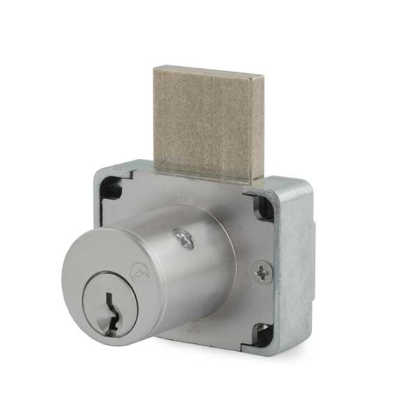 Olympus - 200DW - Cabinet Drawer Deadbolt Lock - N Series National - 26D - Satin Chrome - 1-3/8" - KA 107 - Grade 1 - UHS Hardware