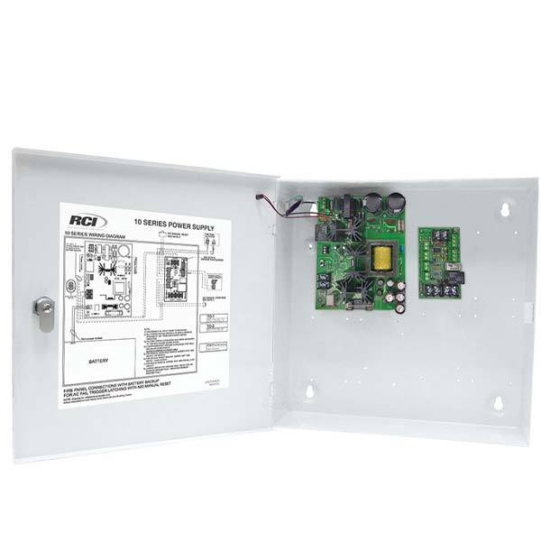 RCI 10-3-FPD - Power Supply w/ Fire Panel Disconnect - 3 Amp - UHS Hardware