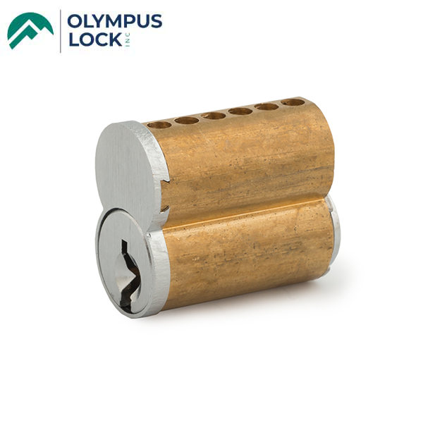 Olympus - 206 - Small Format Interchangeable Cores - Satin Chrome - Optional Keyway - Optional Keying - UHS Hardware