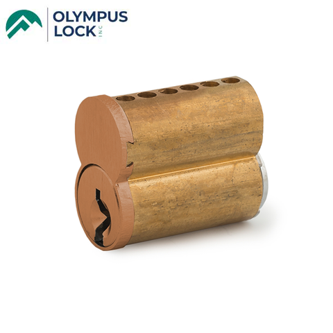 Olympus - 207 - Small Format Interchangeable Colored Cores - Optional Colors - A Keyway - Optional Keys - UHS Hardware