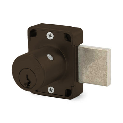 Olympus - 100B - Weather Resistant Cabinet Deadbolt Lock - D4291 4-pin - Standard Bolt - Oil Rubbed Bronze - Optional Keying - Optional Handing - Grade 1 - UHS Hardware