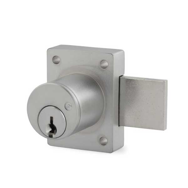 Olympus - 700S - Cabinet Door Deadbolt Lock - 1-1/8" - Schlage C - 26D - Satin Chrome - KD - Grade 1 - UHS Hardware