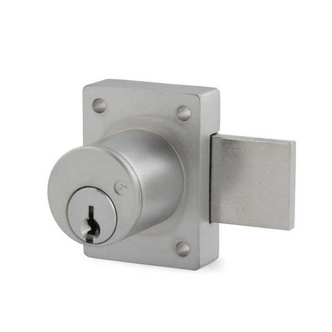 Olympus - 700S - Cabinet Door Deadbolt Lock - 1-1/8" - Schlage C - 26D - Satin Chrome - KA 101 - Grade 1 - UHS Hardware