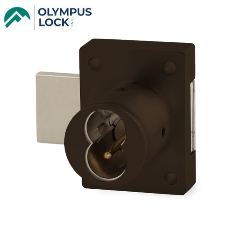 Olympus - 721DR - IC Core Deadbolt Cabinet Door Lock - BEST SFIC - 1-1/4" Cylinder Length - Oil Rubbed Bronze - Grade 1 - UHS Hardware