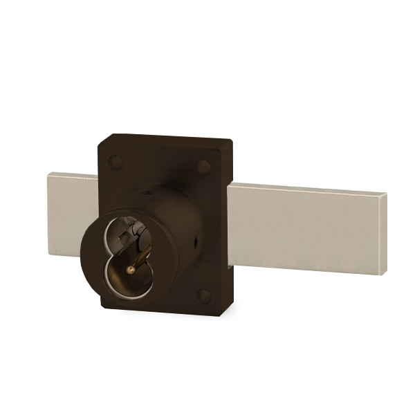 Olympus - 721DR - IC Core Deadbolt Cabinet Door Lock - BEST SFIC - 1-1/4" Cylinder Length - Long Bolt - Oil Rubbed Bronze - Grade 1 - UHS Hardware