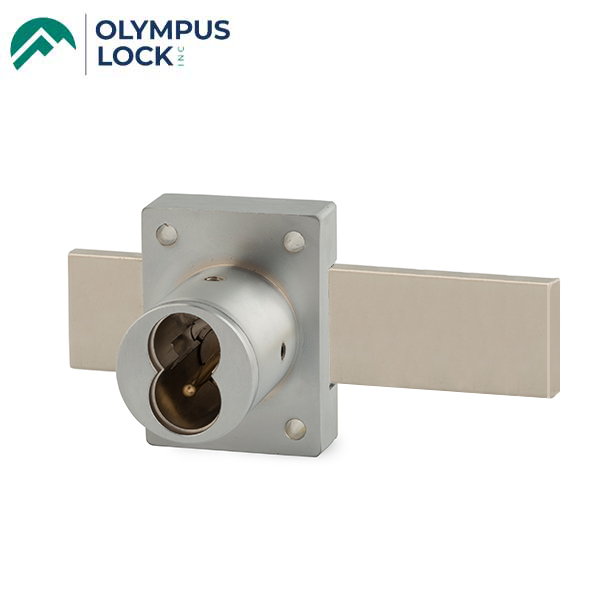 Olympus - 721DR - IC Core Deadbolt Cabinet Door Lock - BEST SFIC - 1-1/4" Cylinder Length - Long Bolt - Satin Chrome - Grade 1 - UHS Hardware