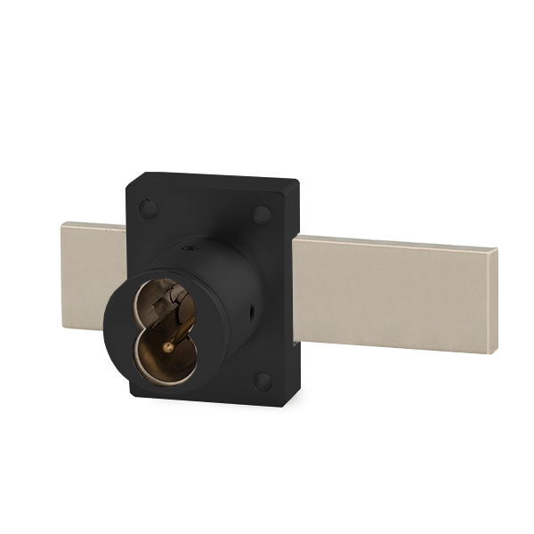 Olympus - 721DR - IC Core Deadbolt Cabinet Door Lock - BEST SFIC - 1-1/4" Cylinder Length - Long Bolt - Flat Black - Grade 1 - UHS Hardware