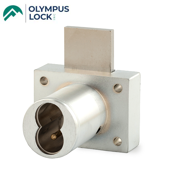 Olympus - 721DW - IC Core Deadbolt Cabinet Drawer Lock - BEST SFIC - 1-1/4" Cylinder Length - Polished Chrome - Optional Key Retaining - Optional High Security - Grade 1 - UHS Hardware