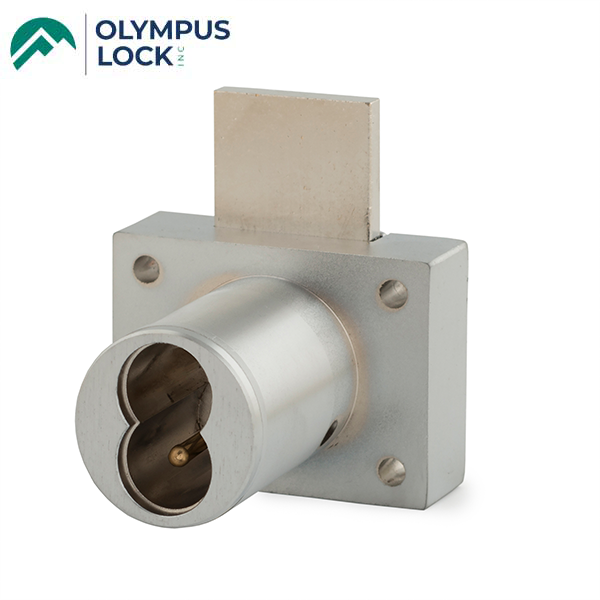 Olympus - 721DW - IC Core Deadbolt Cabinet Drawer Lock - BEST SFIC - Optional Cylinder Length - Satin Chrome - Optional Key Retaining - Optional High Security - Grade 1 - UHS Hardware