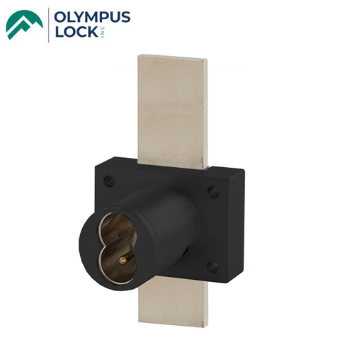 Olympus - 721DW - IC Core Deadbolt Cabinet Drawer Lock - BEST SFIC - 1-1/4" Cylinder Length - Long Bolt - Flat Black - Optional Key Retaining - Optional High Security - Grade 1 - UHS Hardware