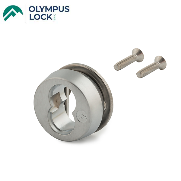 Olympus - 723S - SFIC Sliding Door Cylinder Housing - Satin Chrome - UHS Hardware