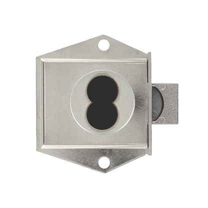 Olympus - 725M - IC Core Mortise Deadbolt Cabinet  Door Lock - BEST SFIC - 1-1/16" Cylinder Length - Standard Length Bolt - Polished Chrome - Optional Handing - Grade 1 - UHS Hardware