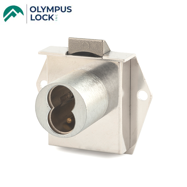 Olympus - 725ML - SFIC Mortise Latch Door & Drawer Cabinet Lock - BEST SFIC - 1-1/16" Cylinder Length - Polished Chrome - Optional Handing - Optional Reverse Latch - Grade 1 - UHS Hardware