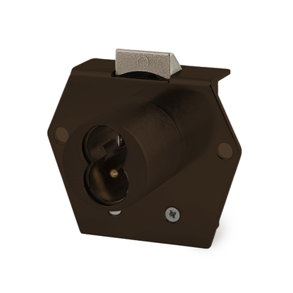 Olympus - 725RL - SFIC Rim Latch Door & Drawer Cabinet Lock - BEST SFIC - 1-1/16"" to Cylinder Length - Oil Rubbed Bronze - Optional Handing - Grade 1 - UHS Hardware