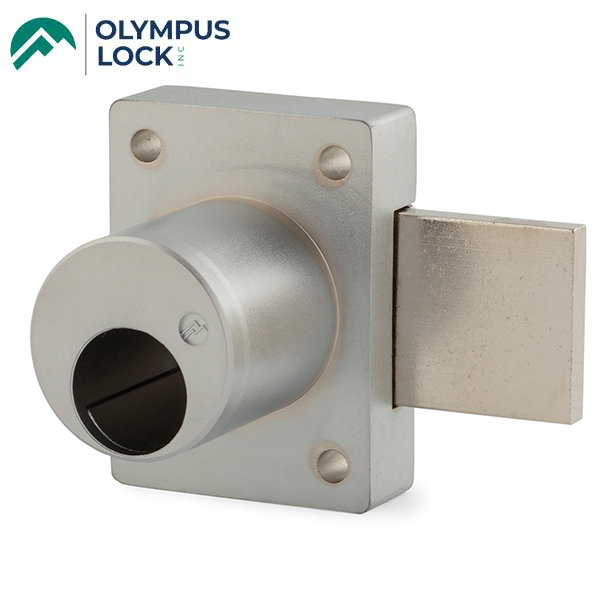 Olympus - 754LC - Deadbolt Door & Drawer Cabinet Locks for Sargent Original Cylinders - Less Cylinder - 1-3/8" Cylinder Length - Satin Chrome - Grade 1 - UHS Hardware