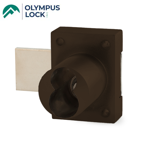 Olympus - 777 - IC Cabinet Door Deadbolt Lock - Less Cylinder - Standard/Classic or Primus/Everest - Oil Rubbed Bronze - Optional Key Retaining - Grade 1 - UHS Hardware