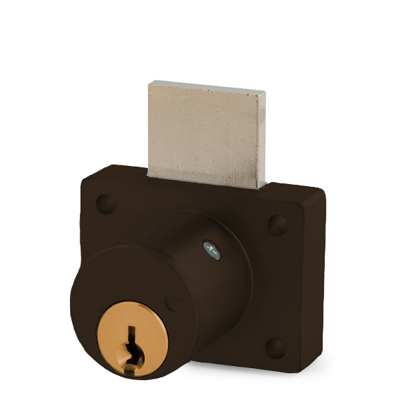 Olympus - 800S - Cabinet Drawer Deadbolt Lock - Key Retaining - S Series Schlage C Keyway - Optional Cylinder Length - Oil Rubbed Bronze - Optional Keying - Optional Handing - Grade 1 - UHS Hardware