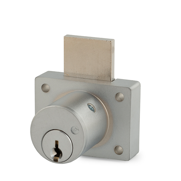 Olympus - 800S - Cabinet Drawer Deadbolt Lock - Key Retaining - S Series Schlage C Keyway - Optional Cylinder Length - Satin Chrome - Optional Keying - Optional Handing - Grade 1 - UHS Hardware