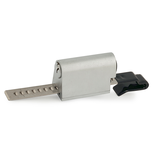 Olympus - 829R - S Series: Schlage C Keyway Ratchet Lock - Sliding Door Lock - Satin Chrome - UHS Hardware