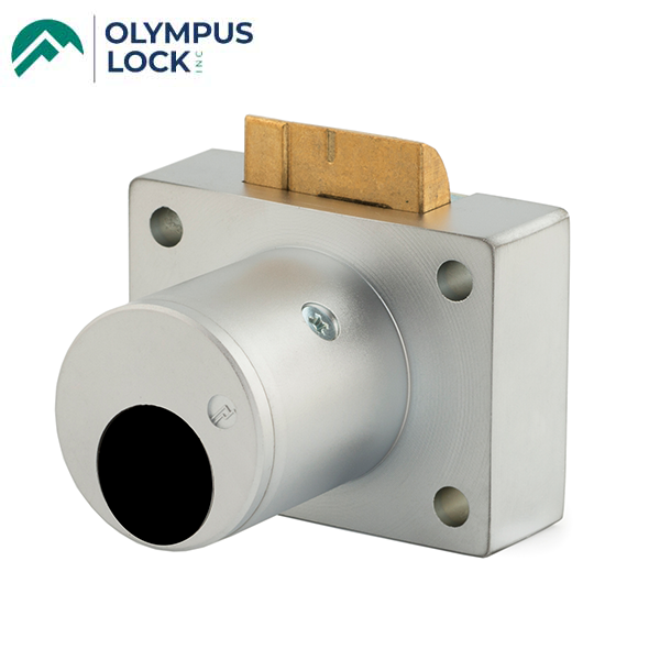 Olympus - 850LC - Deadlatching Drawer Lock - Less Cylinder - S Series Schlage C Keyway - Optional Cylinder Length - Satin Chrome - Grade 1 - UHS Hardware