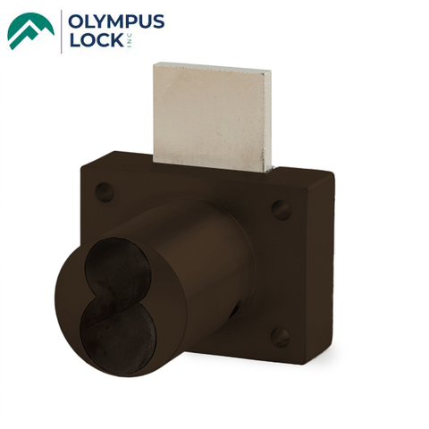 Olympus - 888 - IC Cabinet Drawer Deadbolt Lock - Less Cylinder - Standard/Classic or Primus/Everest - Oil Rubbed Bronze - Optional Key Retaining - Grade 1 - UHS Hardware