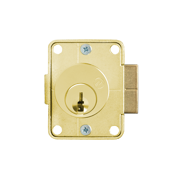 Olympus - 997 - Door Latch Lock - Optional Cylinder Length - Satin Brass - Optional Handing - Optional Keying - UHS Hardware