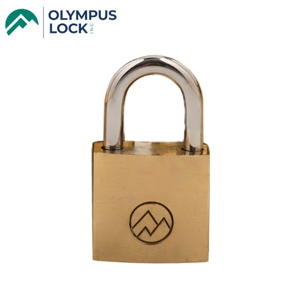 Olympus - BP - Mountain Brand Brass Padlocks - 1" Lock Body Width - Optional Keying - 10 Per Box - UHS Hardware