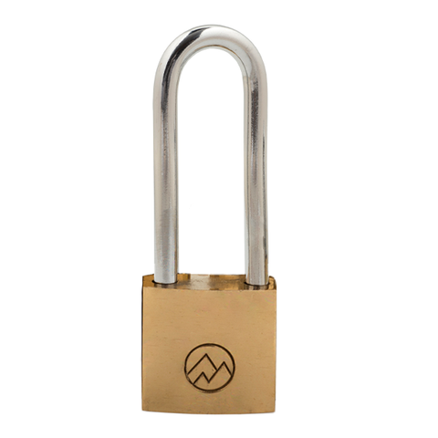 Olympus - BP - Mountain Brand Brass Padlocks - 1-1/2" Lock Body Width - Long Shackle - Optional Keying - 10 Per Box - UHS Hardware