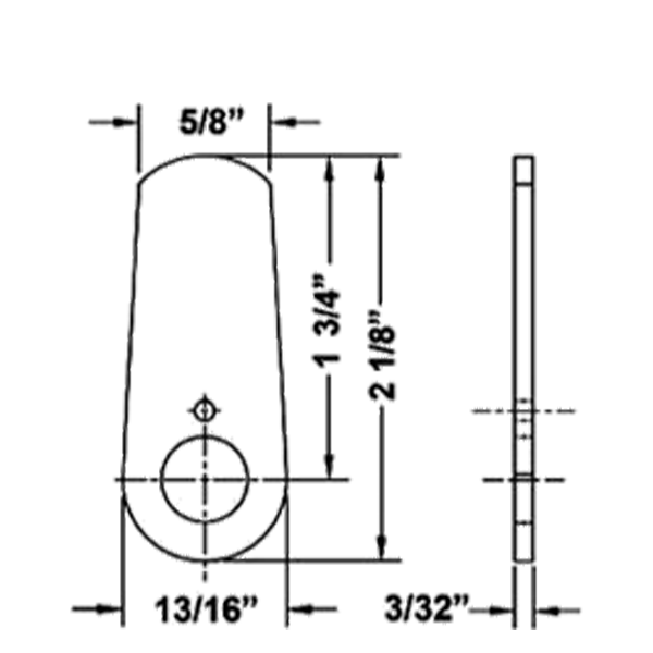 Olympus - DCNP-100-SC2 - Heavy Duty Straight Cam - 1-3/4" Length - UHS Hardware