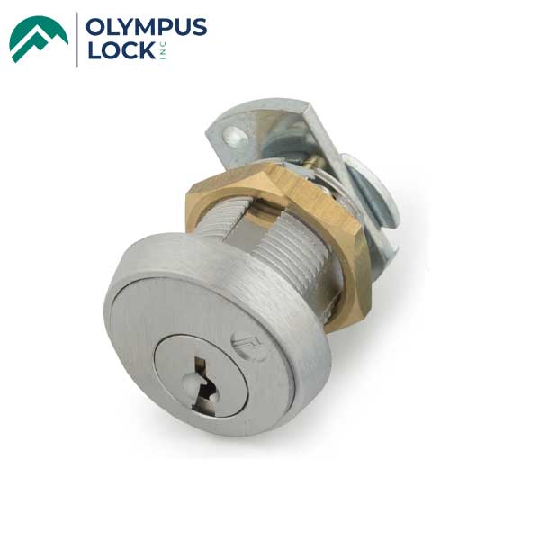 Olympus - FC10 - File Cabinet Lock for HON F24 / F28 Style - N Series National - 26D - Satin Chrome - KA 101 - UHS Hardware