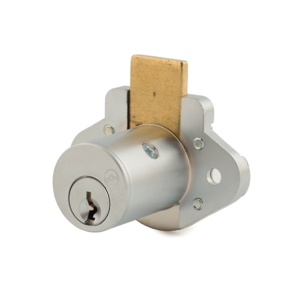Olympus - R078 - R Series Deadbolt Door & Drawer Cabinet/Furniture Locks - 1-1/8" Cylinder Length - Satin Chrome - Optional Keying - UHS Hardware
