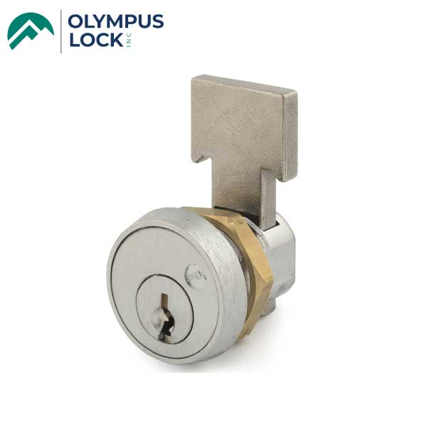 Olympus - T37 - T-Bolt Metal Bank Drawer Lock - N Series National - 26D - Satin Chrome - KA 030 - UHS Hardware