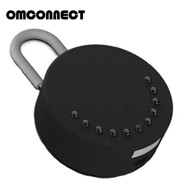 OMCONNECT -  K-12-PLUS - Smart Key Lock Box - U Shaped Steel Shackle - Bluetooth - UHS Hardware