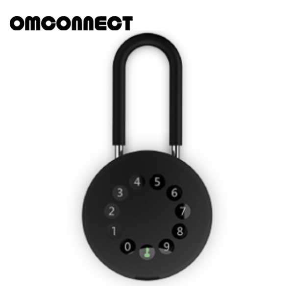 OMCONNECT -  SOLO U - Smart Key Lock Box - U Shaped Stainless Steel Shackle - Bluetooth - UHS Hardware