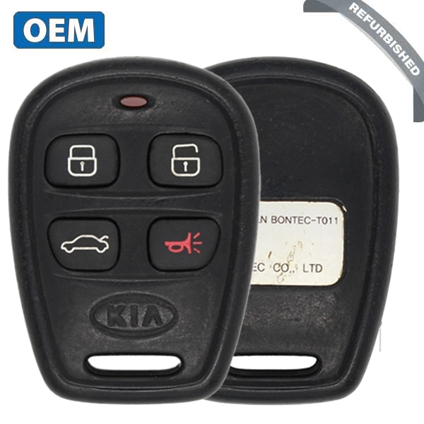 2001-2006 Kia Optima / 4-Button Keyless Entry Remote / PN: 95430-3C100 / PLNBONTEC-T011 (OEM Refurb) - UHS Hardware