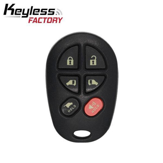 Toyota Sienna 2004-2018 / 6-Button Keyless Entry Remote / GQ43VT20T / (OR-TOY-20T-6) - UHS Hardware