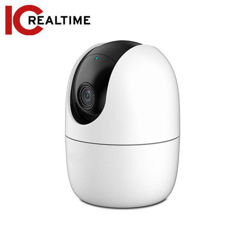 IC Realtime - Orbit | 360° Wi-Fi Security Camera / 2MP Indoor Pan Tilt Wi-Fi Security Camera / Built-In Microphone And Speaker / 33ft IR Distance / Pan-Tilt Tracking