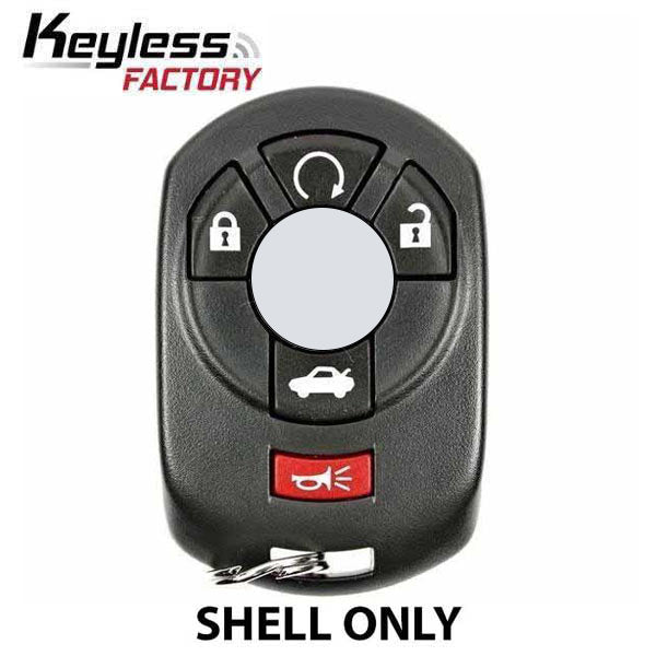 2005-2007 Cadillac STS / 5-Button Keyless Entry Remote SHELL / M3N65981403 (AFTERMARKET) - UHS Hardware
