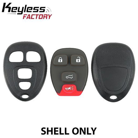 2007-2017 GM / 4-Button Keyless Entry Remote SHELL / PN: 20952476 / OUC60270-21 (AFTERMARKET) - UHS Hardware