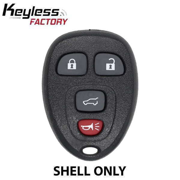 2007-2017 GM / 4-Button Keyless Entry Remote SHELL / PN: 20952476 / OUC60270-21 (AFTERMARKET) - UHS Hardware